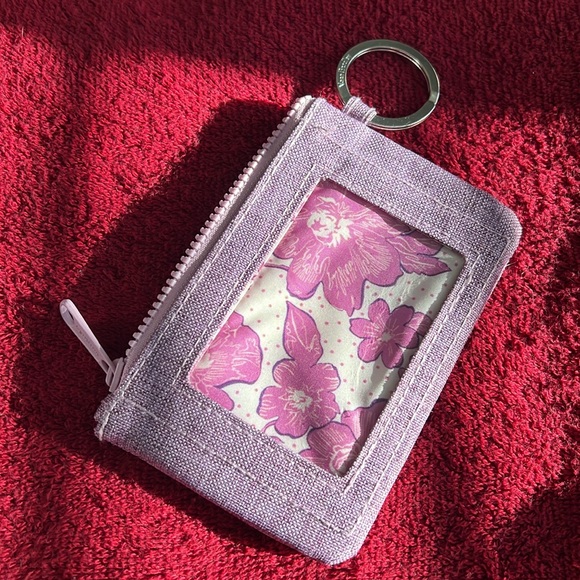 Vera Bradley Purple Zip Wallet - Picture 2 of 3